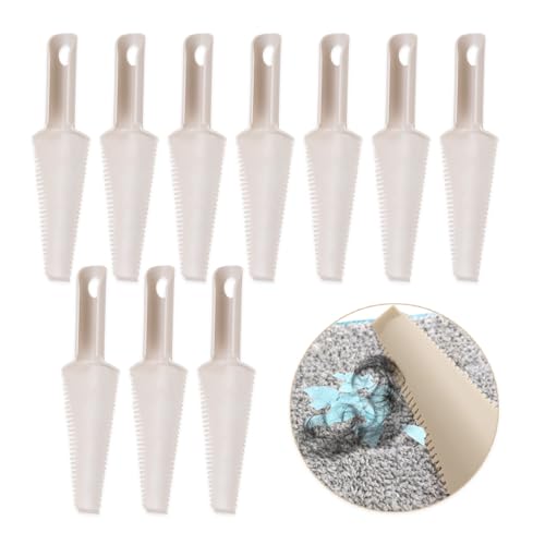 ZORZA 10Pcs Flat Mop Cleaning Scraper Multifunctional Hair Brush Scraper Hair Removal Tool Ideal for Microfiber Cleaning Pads and Maintenance Hand-Free Washing Mop Accessories