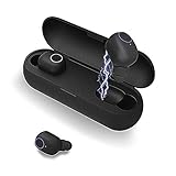 【 Auriculares de alta calidad】: Bluetooth 4.2 con sistema de proceso de audio A2DP / AVRCP, se puede disfrutar de sonido de alta fidelidad, una velocidad más rápido acoplamiento y conectividad estable, hasta en un rango de Bluetooth de 33 pies. Elimine el efecto de estetoscopio de todos los auriculares con cable y reduzca el ruido. Con micrófono incorporado, ideal para hablar en modo manos libres, escuchar música, noticias, chatear con amigos o trabajar.