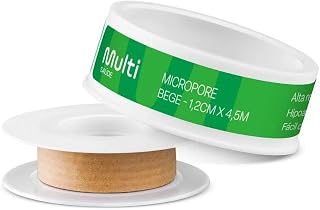 Micropore 1,2 x 4,5 cm Bege Multi Saúde - HC317