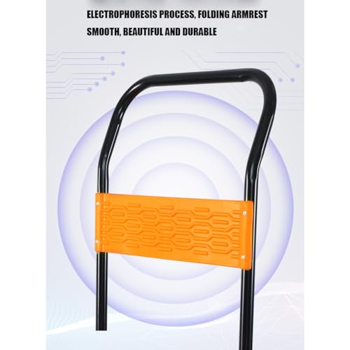 Carretilla plegable de aluminio resistente con ruedas y base reforzada miniatura 4