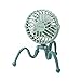 Tragbarer Usb-tischventilator Aufsteckbarer Wiederaufladbarer Luftkühlungs-tischventilator Mini 3-fach Einstellbarer Aufsteckbarer Reiseventilator-green_c- Tischventilator Usb Ventilator Mini