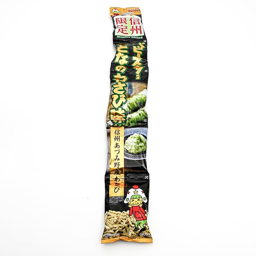 【わさびまんページ】 楽天市場】信州限定ベビースターラーメンおとなのわさび味（信州