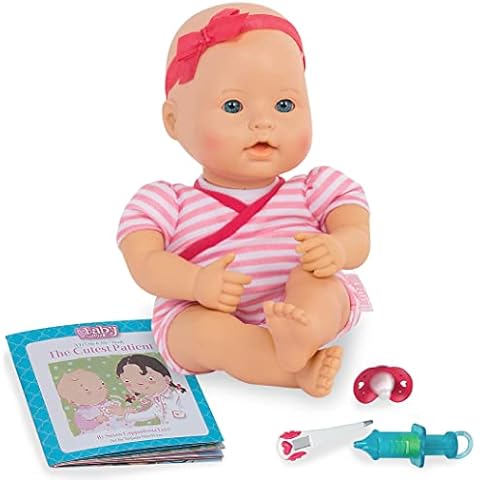 Baby Sweetheart BG7005Z Medical Time 12-inch Soft-Body Newborn Easy-to-Read Story Book and Baby Doll Accessories Cover