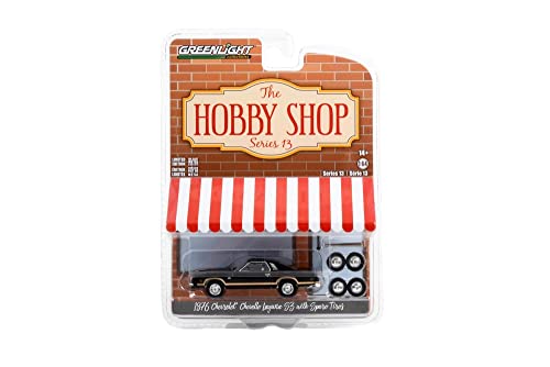 ModelToyCars 1976 Chevy Chevelle Laguna S2 negra 1:64 miniatura 3