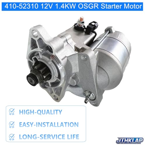 410-52310 12V 1.4KW Motor de Arranque OSGR Compatible con Kubota RTV 1100 1140 RTV-X1100C RTV-X1120 RTV-X1140 RTV-X900, Reemplaza 428000-5400 428000-5401 77700-02602 miniatura 7