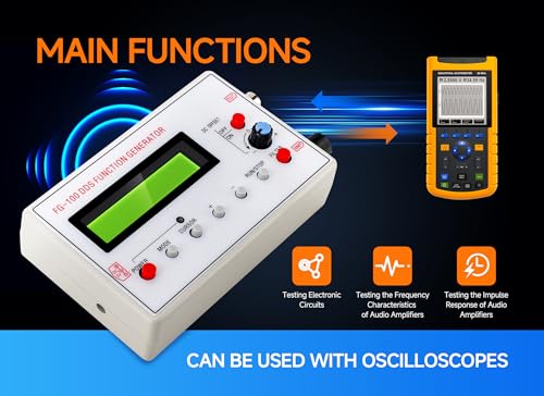 Gugxiom FG 100 DDS-Funktionsgenerator, DDS-Zähler, Sinusfrequenz 1 Hz - 500 KHz, Zählerquellengenerator-Messgerät, Verwendet für den Kalibrierungskoeffizienten der