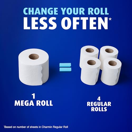 Image of Charmin Ultra Soft Toilet Paper, 12 Mega Rolls = 24 Regular Rolls, 2-ply Bath Tissue