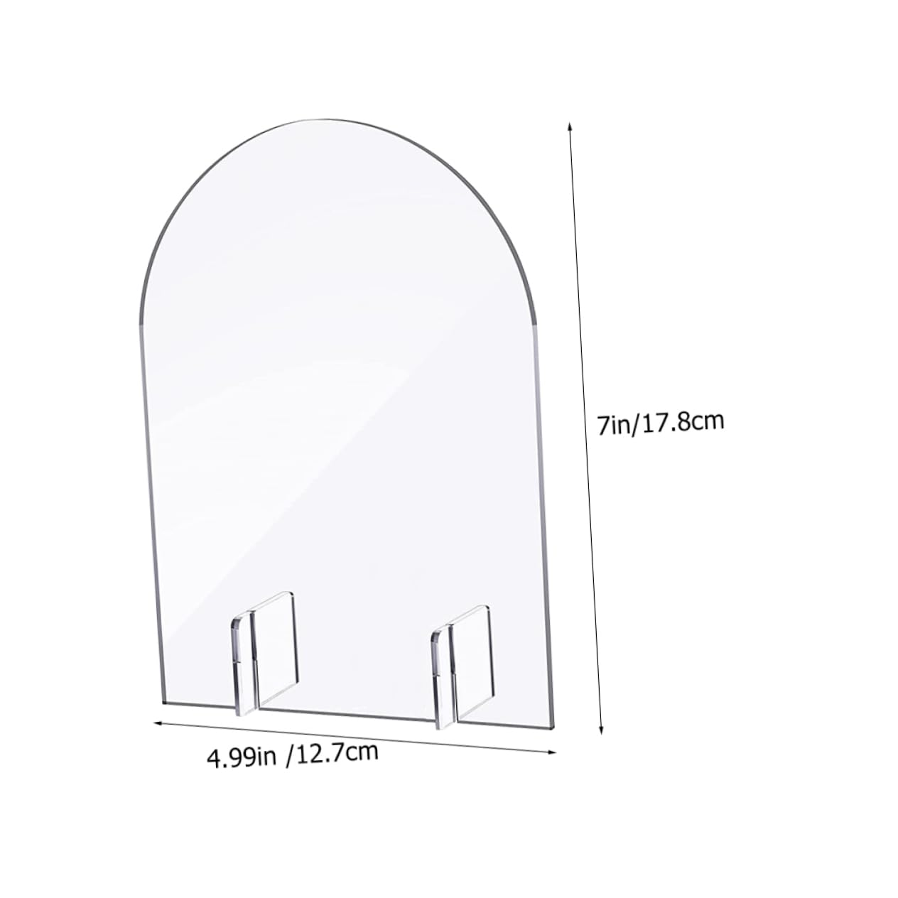 HOLIDYOYO Diy Wedding Decor 5pcs Acrylic Sign Blank Table Number Cards Oil Pen Writing Modern Look