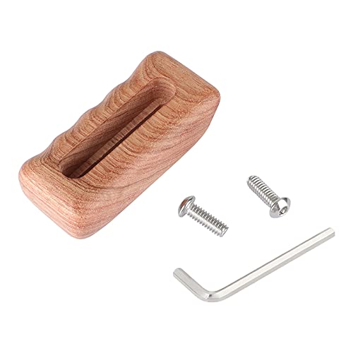Image of CAMVATE Wooden Hand Grip with 1 /4 inch-20 Mounting Groove for DSLR Camera Cage