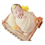 Newborn Baby Photo Props Blanket Stretch Without Wrinkle Wrap Swaddle for Boy Girls Photography Shoo
