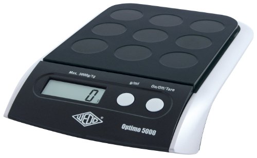 Wedo Optimo 5000 – Kitchen Scales (LCD, Black, ABS Synthetics...