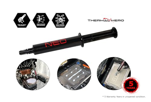 Image of NEO (25g) Premium Cooling Performance Thermal Paste for CPU Game Consoles Xbox PS4 PS5 incl. Cleaning Cloth and Spatula