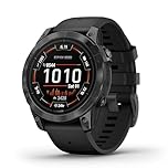 Garmin epix Pro (Gen 2) 47mm, Smartwatch, Display AMOLED 1,3", Touchscreen, Torcia LED, Cardio 5th Gen, +30 Sport, GNSS multi-band, Mappe, Autonomia 16 giorni (Slate & Black) (Ricondizionato)