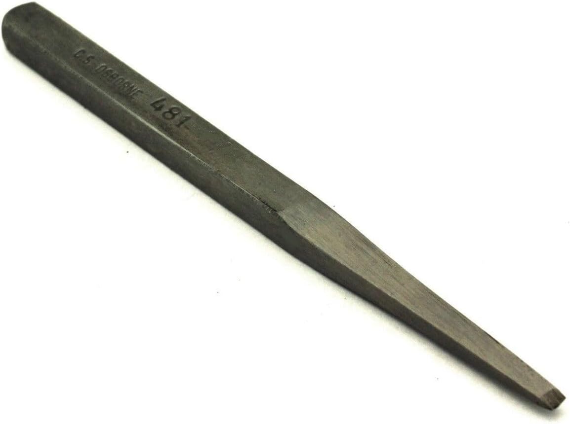C.S. Osborne Single Prong Thonging Chisel #481 1/8" Leathercrafts Made in USA