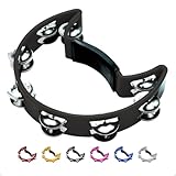 Pandeiro meia lua profissional pandeirola de mão colorida