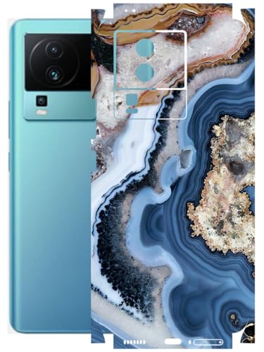 Image of AtOdds - Full Body Back Screen Guard Protector Film - Lamination Wrap Skin Sticker Compatible with IQOO NEO 7 PRO (5G) | Scratchproof Matte Finish (Floor Marble)