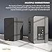 AZATOM Active Bookshelf Speakers 80W | Bluetooth | 4.5” Carbon Fibre driver, Silk Tweeter | 24bit DAC Built-in | Perfect for Music, Gaming, Vinyl Turntable, HiFi, Home Theatre Equinox M4 (Grey)