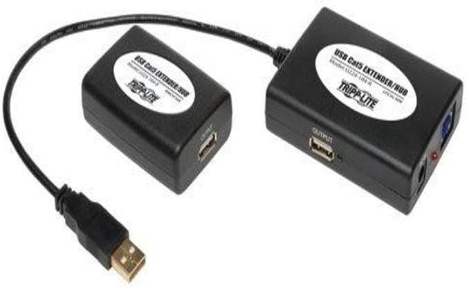Tripp Lite 4-Port High Speed USB 2.0 over Cat5 Hub with 3 local Ports and 1 Remote Port(U224-1R4-R)