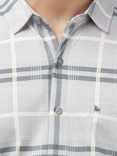 Image of BULLMER Trendy Regular Fit Striped Causal Full Sleeve Shirt for Men.