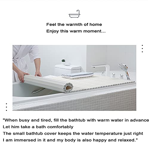 Rideau isolation baignoire pour stopper le refroidissement de l'eau - 8