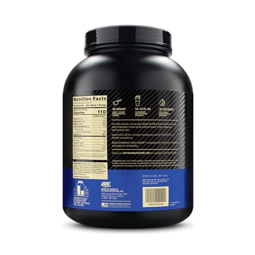Image of Optimum Nutrition Gold Standard 100% Micellar Casein Protein Powder, Slow Digesting, Helps Keep You Full, Overnight Muscle Recovery, Cookies and Cream, 4 Pound (Packaging May Vary) (Pack of 4)