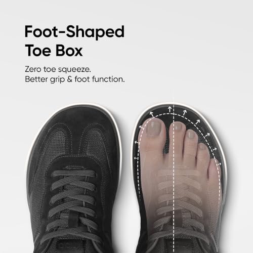 Image of Frido Active Casual Sneakers for Women | Stylish Everyday Sneakers with Breathable Mesh, Lycra-Lined Collar, Cushioned Footbed & Zero-Drop Sole for Travel, Night Outs