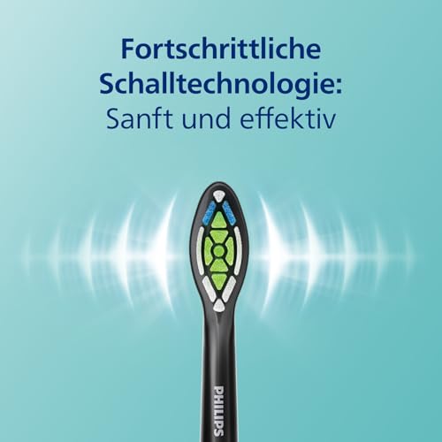 Philips Sonicare ProtectiveClean 5100 elektrische Zahnbürste, Schallzahnbürste mit 3 Putzmodi, Drucksensor, Timer, Reiseetui, UV-Reinigungsgerät, Schwarz, Modell HX6850/57 – Bild 6
