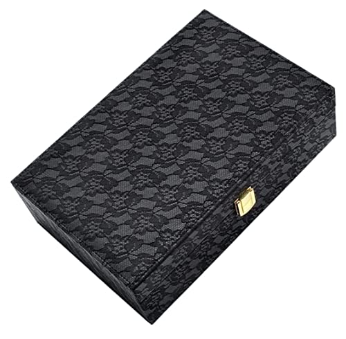 Joyero Estuche para Joyas Estuche para Joyas de Cuero PU Organizador portátil para Anillos y Collares Estuche para Guardar Joyas Estuche para exhibir Joyeros Interesante