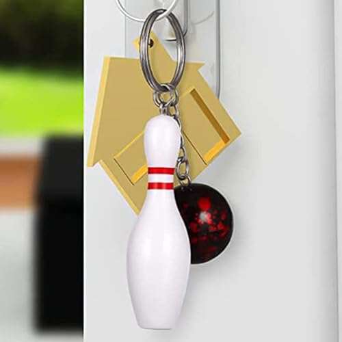 ボウリングピンキーホルダー＆ボウリングボールキーホルダー