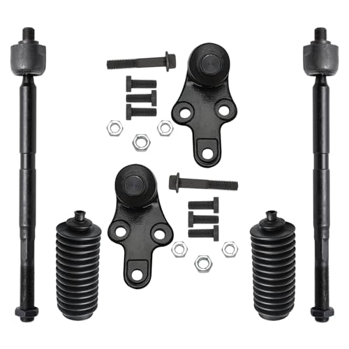 Image of Detroit Axle - Front Suspension Kit for Ford 2013-2018 Focus [S SE Titanium] Struts & Coil Spring Sway Bar Links Tie Rods Lower Ball Joints Boots Replacement Quick Install Ready Struts Shocks Assembly