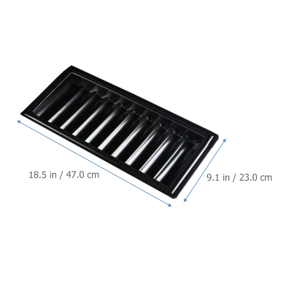 BESPORTBLE 2pièces Plateau à Jetons De Poker Plastique Plateau De Rangement pour Jetons De Table Plateaux Porte-jetons