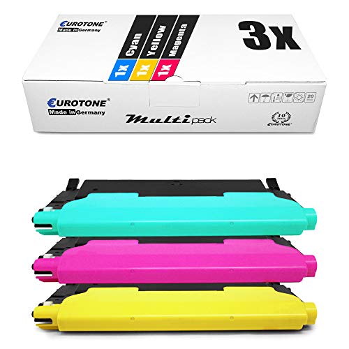 Cartouches toner pour Samsung CLX 3180 3185 cyan magenta jaune