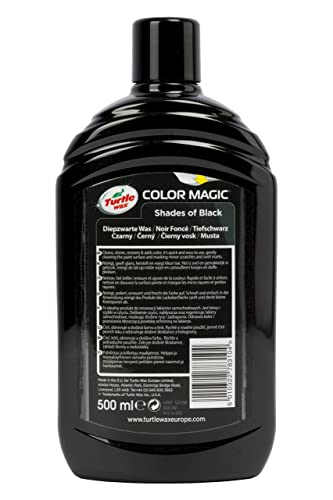 Turtle Wax 52708 Color Magic Car Paintwork Polish Restores Colour & Shine Black 500Ml thumb #4