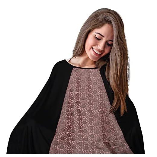 Tara Sartoria Luxury Artisan naturligt silke och bomull amningsskydd, supermjukt för känslig hud, 360 graders full täckning, andas, temperaturreglerande multifunktionell, unik presenter till babyshower
