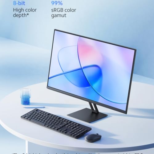 Image of XIAOMI A27i 27 inch Monitor, 100Hz high Refresh Rate, IPS Hard Screen, 7.5mm Ultra-Slim Body, 1080p FHD Resolution, ∆Е<2 Factory Color Calibration for Each Screen, DP 1.4 Supported and Easy mounting