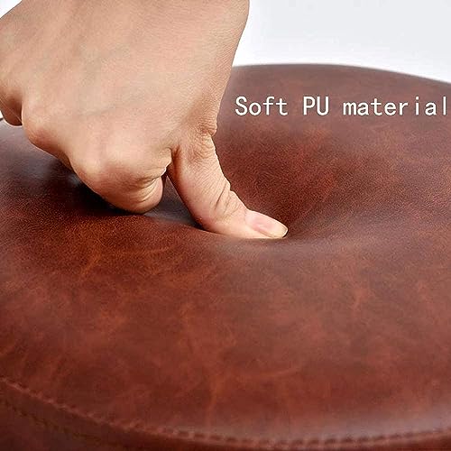 Repose-Pieds Ottoman en Bois Massif 29x35 cm pour Salon et Coiffeuse