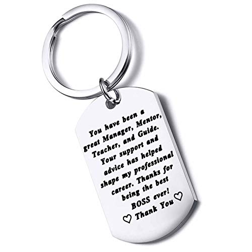 Mentor Gift Boss Appreciation Gift Mentor Keychain Thank You Gifts for Guidance