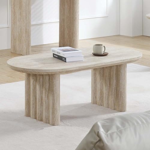 Milton & Oldbrook Couchtisch 120 cm Zafra Look Travertin