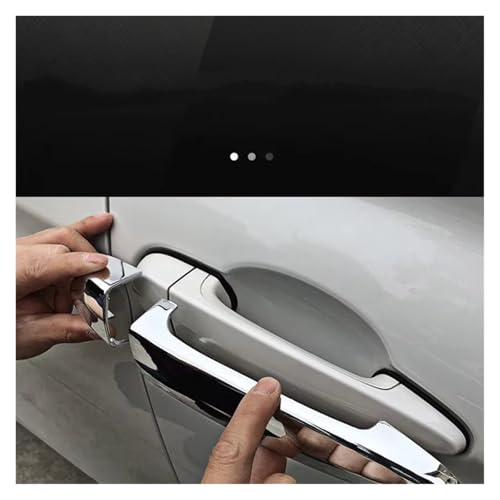 Poignée de porte chromée pour EcoSport 2014-2017 garniture extérieure