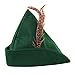 Narwhal Novelties Peter Pan Hat Robin Hood Costume Feather hat - Pinocchio Costume Adult Medieval Alpine Tyrolean Bavarian Hat For Men, Women, Kids - Halloween, Cosplay Dressup Apparel