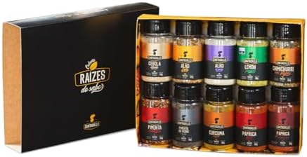 Kit Temperos e Especiarias CantaGallo Box Raízes do Sabor