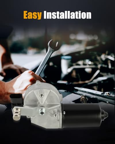 Image of ROADFAR Front Windshield Wiper Motor Replacement for 2010-2012 for Mercedes-Benz for GL350,2006-2007 for Mercedes-Benz for ML500 1648202442;1648201742;1648200240;164642940 Wiper Motor 4 Pins