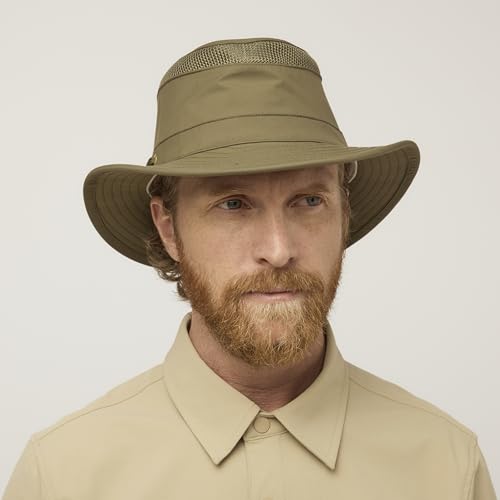 Image of Tilley LTM5 Airflo Medium Brim Hat - Ultralight, Buoyant & Breathable, UPF 50+ Sun Protection, Water-Resistant
