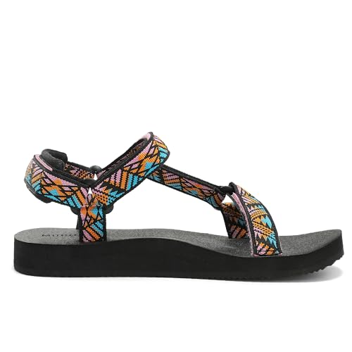 Image of Women's Original Sandals Comfortable Quick-Drying Casual Sport Sandal Walking Hiking Water Sandals With Arch Support