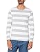 Produktbild Skiny Herren Skiny Herren Shirt Langarm Every Night in Mix & Match Modal Schlafanzugoberteil, Stonegrey Stripe, L EU