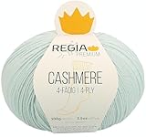Lieferumfang: 1x REGIA PREMIUM Cashmere Wolle, 100g / Hochwertige Strickwolle für formstabile Socken jeder Art / Maschenprobe: 10x10 = 30Mx42R