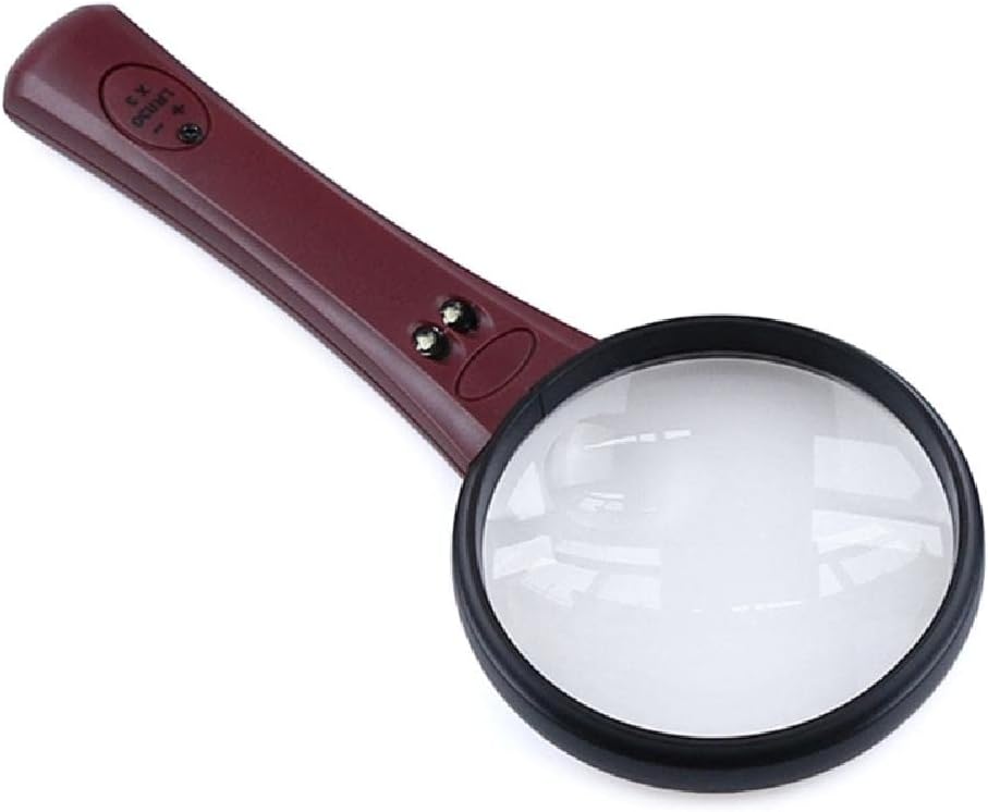 Super Large Magnifying Glass with Lights Loupe Magnifier