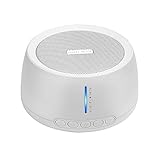Portable White Noise Machine, Compact Sleep Sound Therapy with Earphone Jack, 30 Soothing Sounds, 32 Volume Levels, Timer & Memory Feature, Sound Machine for Home Office Travel Baby Adults