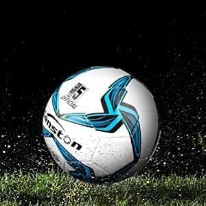 Senston Soccer Foot Ball Match Ball Official Training Football with Pump Size 5 Practice Ball for Youth, White 8 41jOjV0S9vL