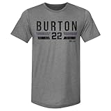 500 LEVEL Veronica Burton Golden State Font Men's Premium T-Shirt (Tri Gray, Medium)